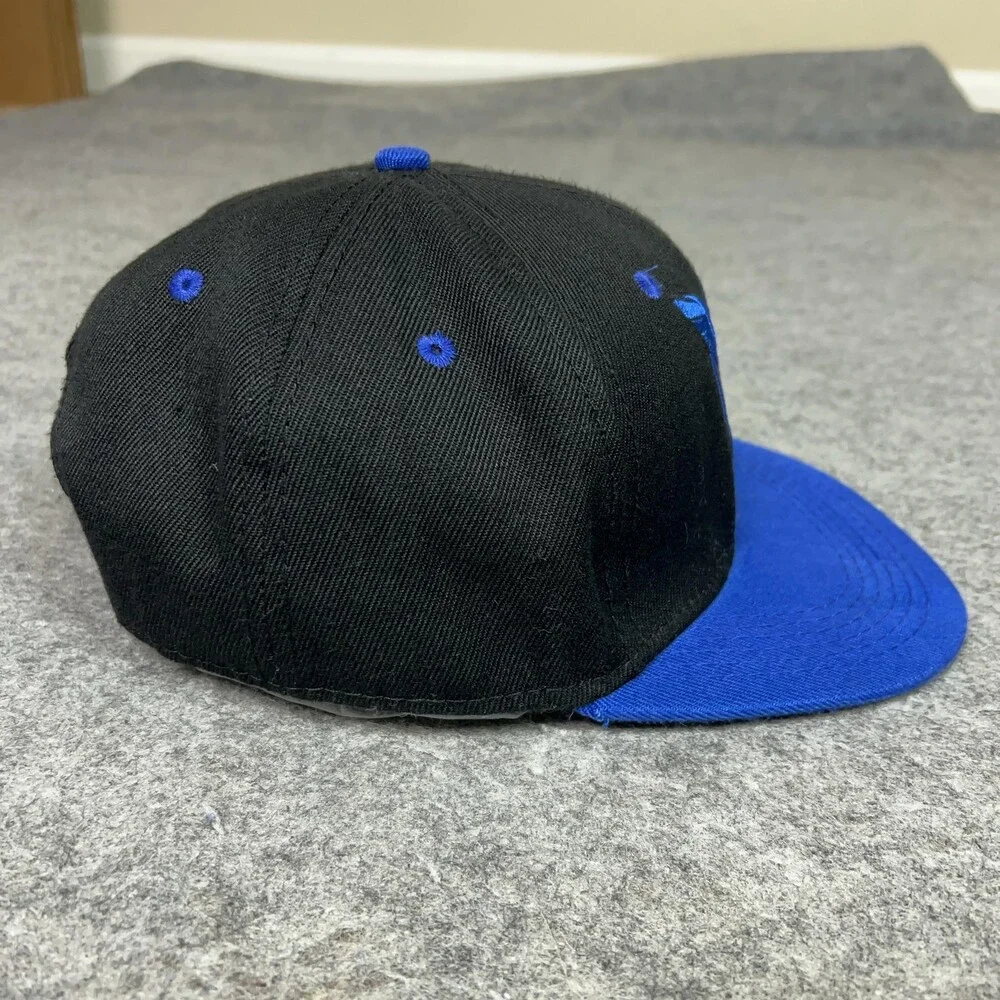 Pokemon Go Hat Cap Snap‎ Back Black Blue Embroidered Gamer Mens Team Mystic